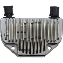 Premium Voltage Regulator — 12V, 40A, Chrome