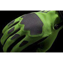 Hooligan™ CE Gloves — Size L, Green/Black