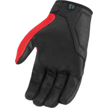 Hooligan™ CE Gloves — Size M, Red/Black