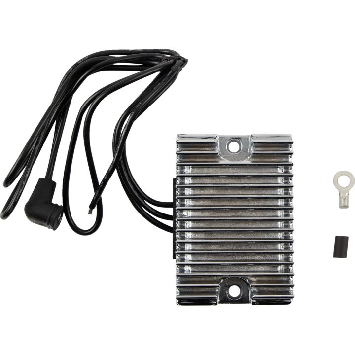 Regulador de voltaje Premium — 12V, 17.8A, cromado