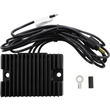 Premium Voltage Regulator — 12V 22A, Black, P/N 74523-92BLK