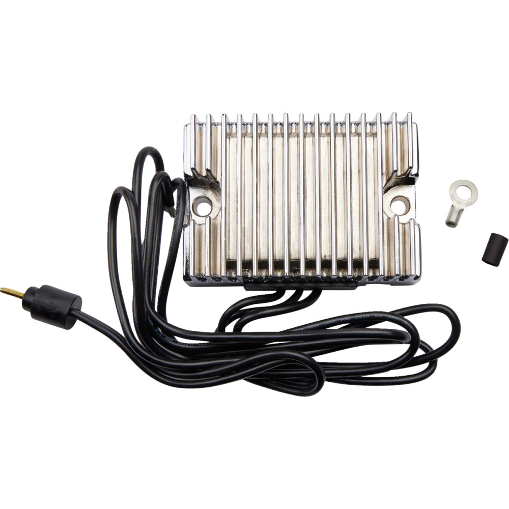 Premium Voltage Regulator — 12V, 22A, Chrome