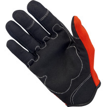Moto Gloves — Size L, Orange/Black