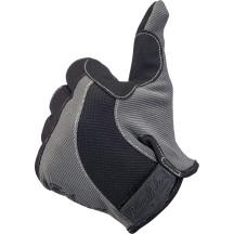 Moto Gloves — S, Gray/Black
