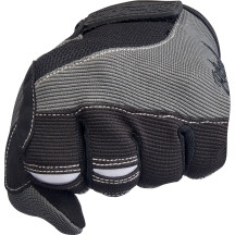 Moto Gloves — M, Gray/Black
