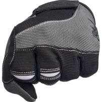 Moto Gloves — L, Gray/Black