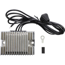 Premium Voltage Regulator — 12V 22A, Chrome