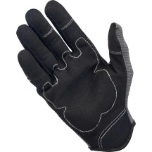 Moto Gloves — L, Gray/Black