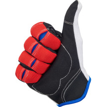 Moto Gloves — Size S, Red