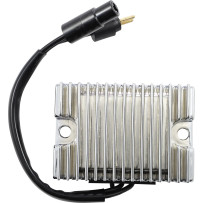 Premium Voltage Regulator — 12V 22A, Chrome