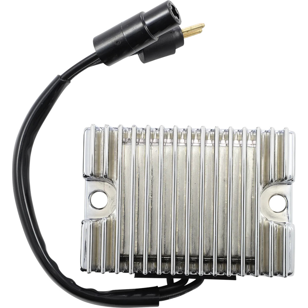 Premium Voltage Regulator — 12V 22A, Chrome