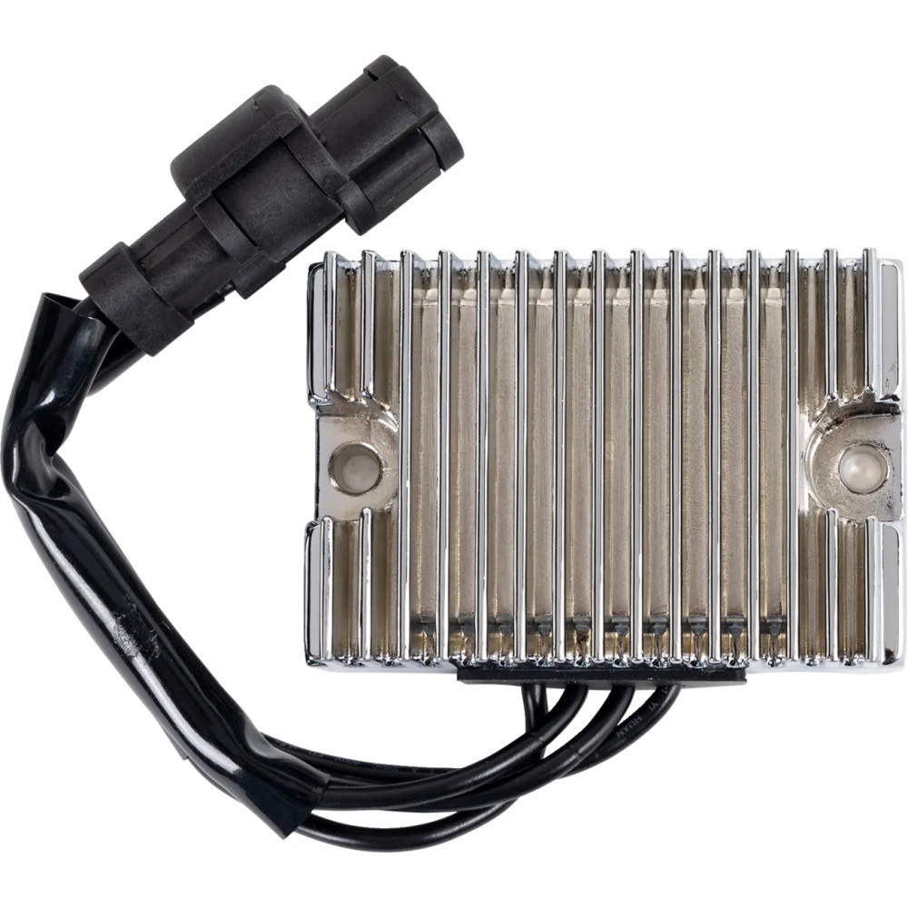 Premium Voltage Regulator — 12V 32A, Chrome