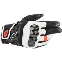 SMX Z Drystar® gloves — Size M, Black/White/Fluorescent Red
