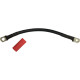 Cable de batería con funda termorretráctil opcional — 4 AWG, 229 mm (9"), negro