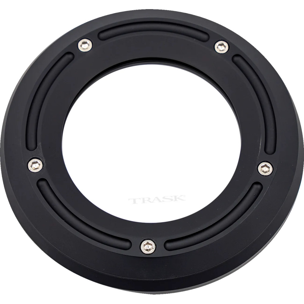 Assault Derby Cover with Window — Black matte, 6061-T6 aluminum