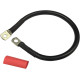 Cable de batería con tubo termorretráctil opcional — 4 AWG, 15" (38 cm), negro