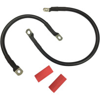 Battery Cable Set — 4 AWG, Harley-Davidson®, Black