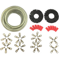 Custom Cable Kit — 25', ring terminals, clear