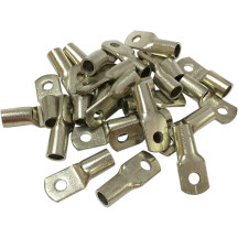 Battery Terminals — 1/4" terminal eyelet, 25-pack, Silver