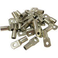 Battery Terminals — 1/4" terminal eyelet, 25-pack, Silver