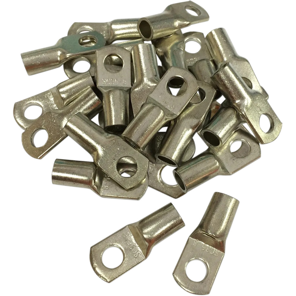 Battery Terminals — 5/16" terminal eyelet, Silver