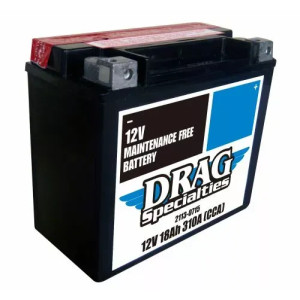 Maintenance Free Battery — 12V, 18Ah, negative left front, positive right front