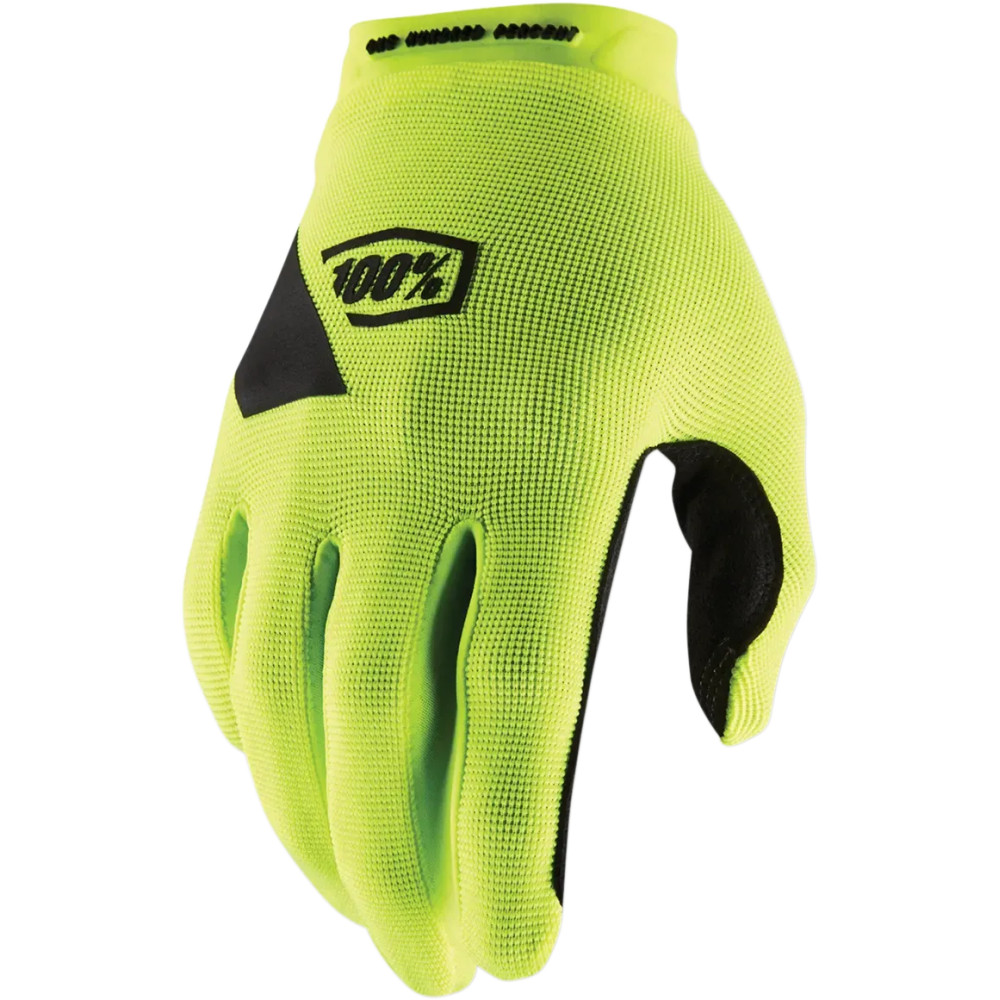 Ridecamp Gloves — M, Fluorescent Yellow