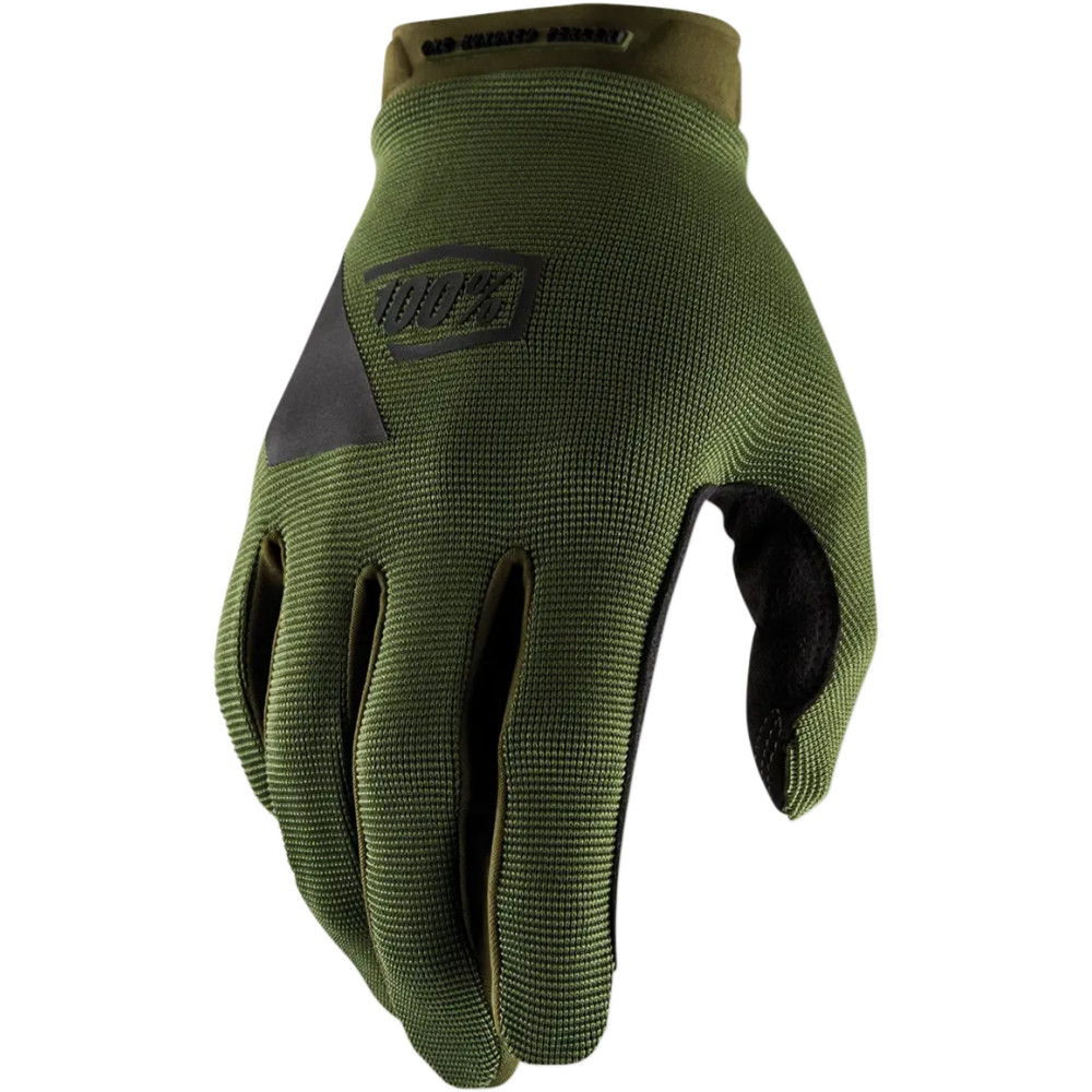 Ridecamp Gloves — Size M, Men's, Green