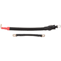 Battery Cable Set — 6 AWG, Ring terminals, Black