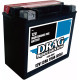 Battery Drag Specialties YTX14L-FT — 12V 12Ah, 200A CCA, left-front negative terminal