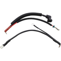 Battery Cable Set — 6 AWG, for Harley-Davidson®, Black