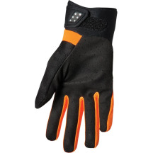 Spectrum Cold Weather Gloves — Orange/Black, XS