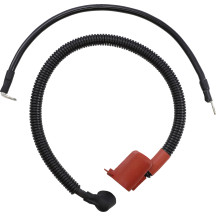 Battery Cable Set — 6 AWG, Harley-Davidson®, Black