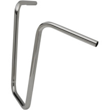 1" Handlebar — 29.5" W, 17" rise, 1" clamp, Chrome