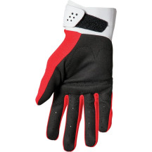 Spectrum Gloves — Size M, Red/White