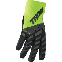 Spectrum Gloves — XS, Acid/Black