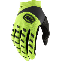 Airmatic Gloves — L, Men's, Fluorescent Yellow