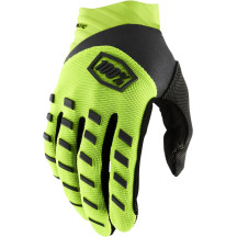 Airmatic Gloves — XL, Fluorescent Yellow/Black