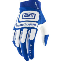 Ridefit Glove — XL, White, Blue