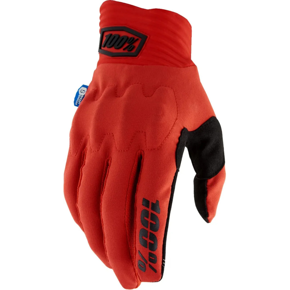 Cognito Smart Shock Gloves — 2XL, Men's, Red