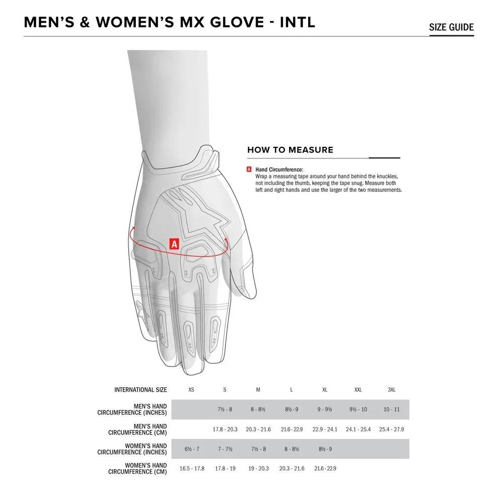 Guantes Radar — M, Negro, para hombre