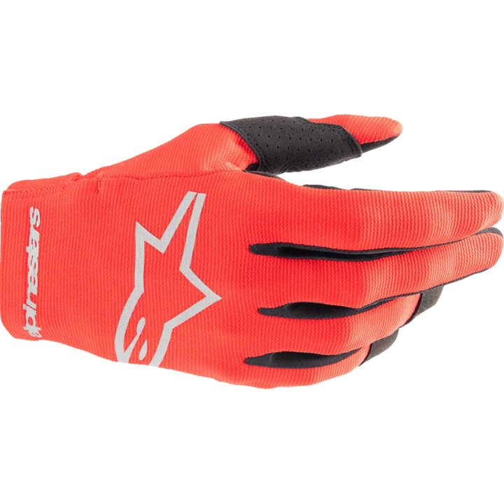 Radar Gloves — 2XL, Black, Red, Silver