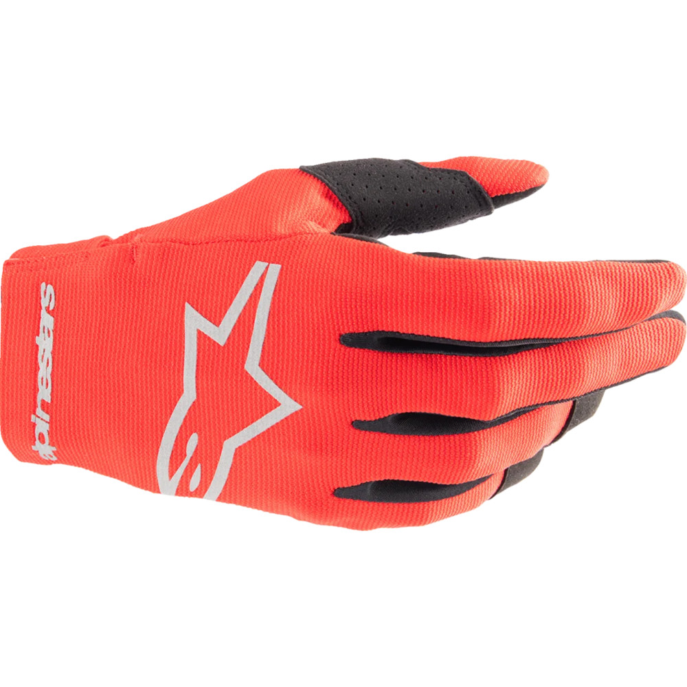 Radar Gloves — 2XL, Black, Red, Silver
