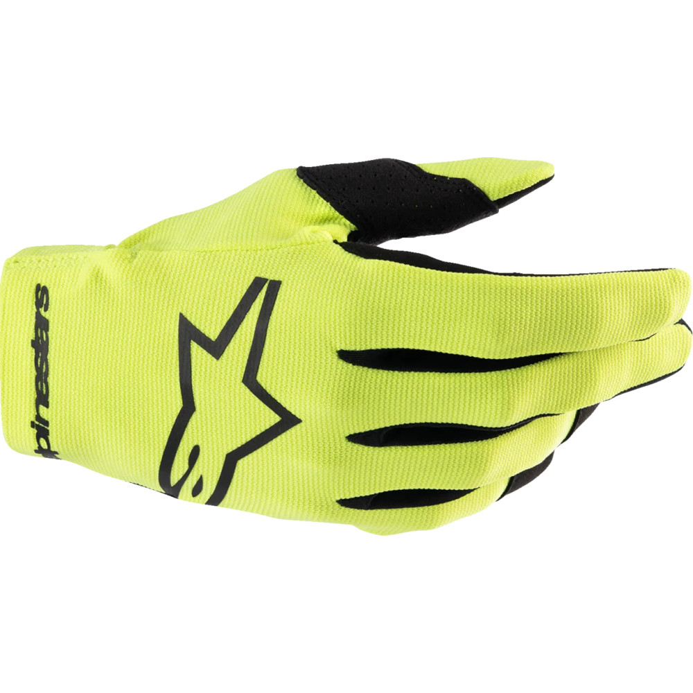 Radar Gloves — XL, Black, Fluorescent Yellow