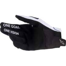Radar Gloves — Size S, Black, Haze Gray