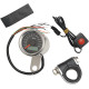 Velocímetro electrónico mini programable con odómetro/tripómetro — 1-7/8" de diámetro, 12V, esfera negra