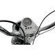 Velocímetro electrónico programable mini con odómetro/tripómetro — 61 mm (2-13/32\"), 0–225 kph (0–140 mph), Negro