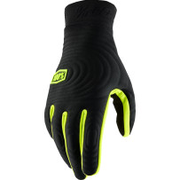 Brisker Xtreme Gloves — XL, Black/Fluorescent Yellow