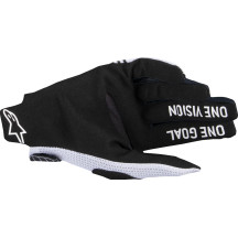 Guantes Radar Pro MX — 2XL, Blanco, Negro