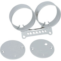 Gauge Bracket — Chrome, Double
